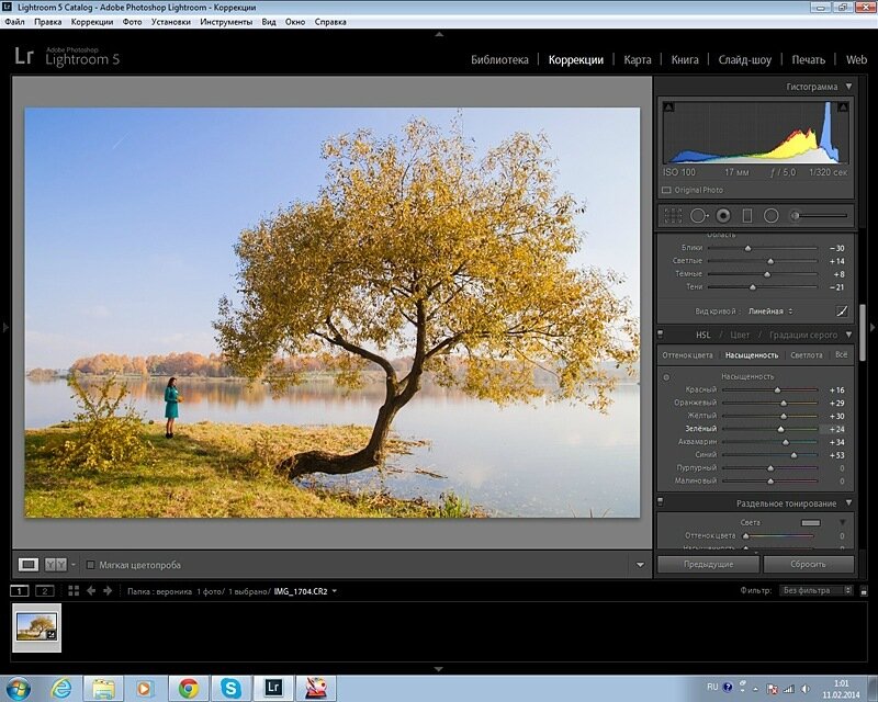 Lightroom онлайн обработка фотографий