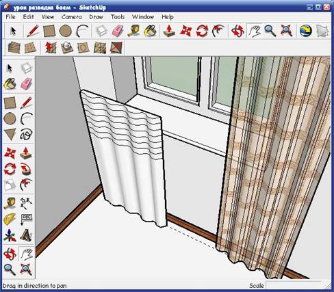 Sketchup как рисовать стены