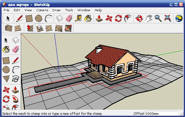 Sketchup разделить на равные части