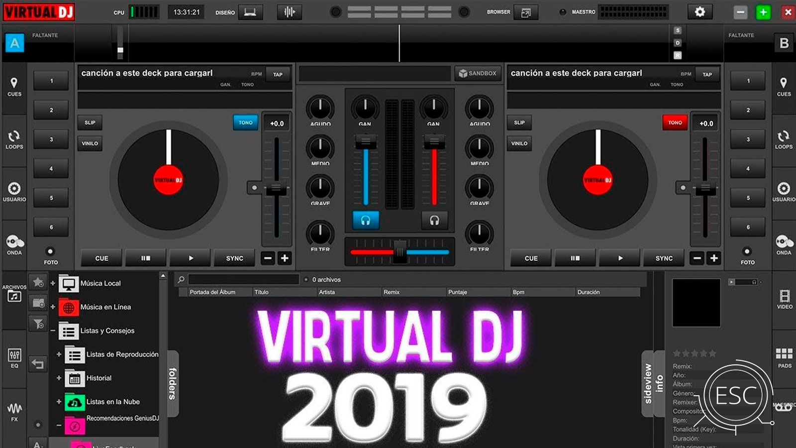 Как подключить virtual dj к микшеру