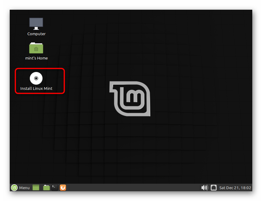 Создать кнопку запуска linux mint