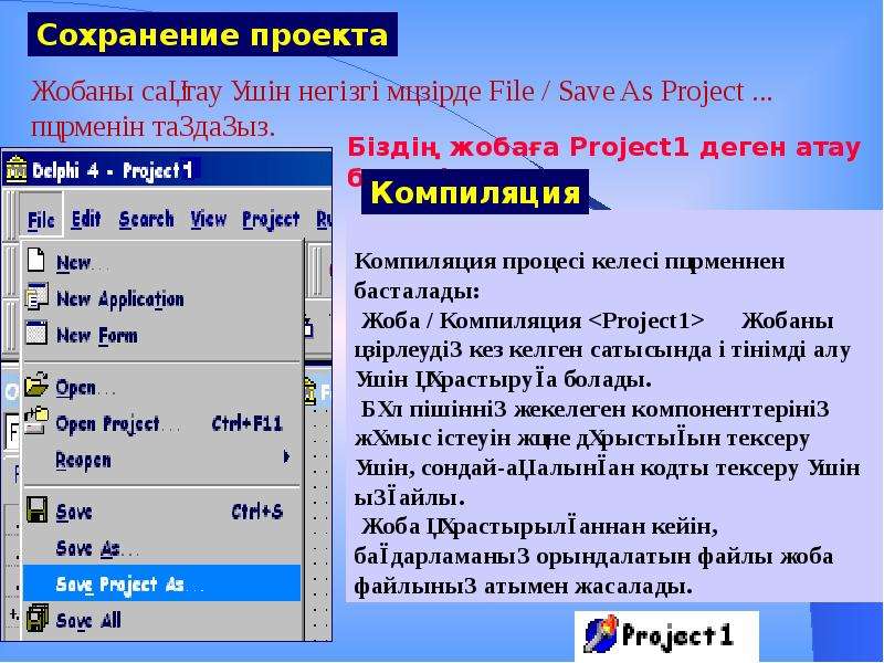 Какие типы файлов используются в языке delphi