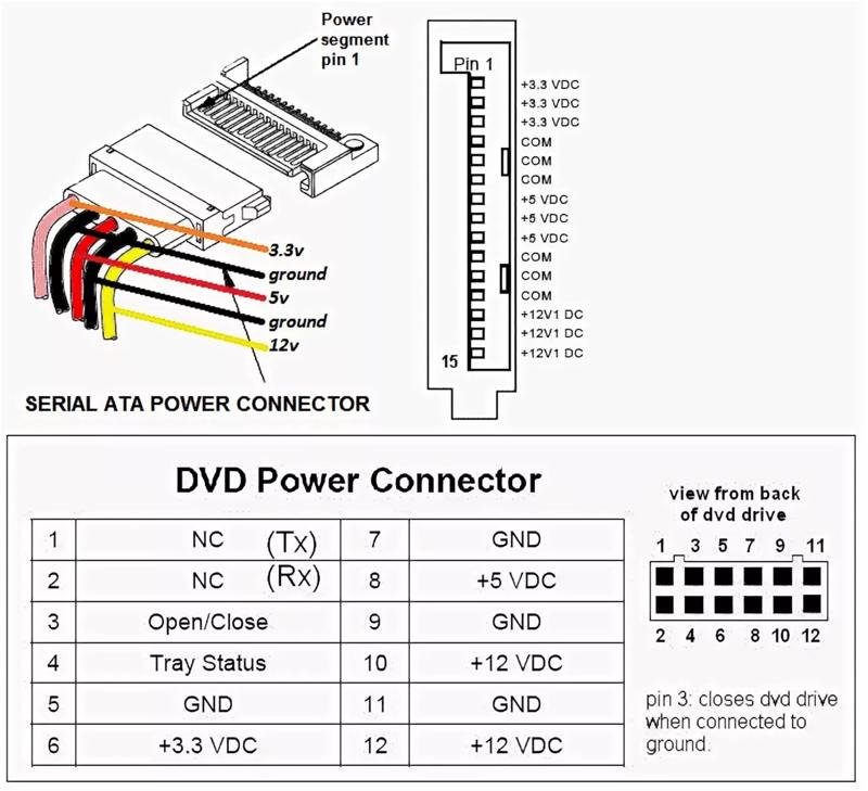 Sata 2.5 подключение. Питание HDD 3.5 SATA распиновка. Распиновка разъема SATA питания HDD. SATA кабель питания распиновка. Распиновка SATA питания 2.5.