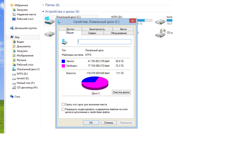 Сменить владельца папки ntfs