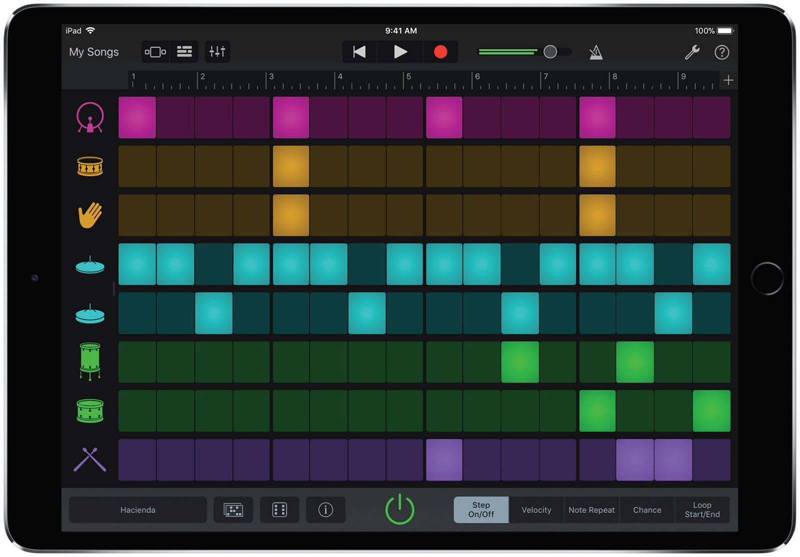 GARAGEBAND приложение айфон