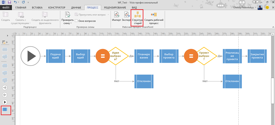 Visio онлайн нарисовать схему на русском