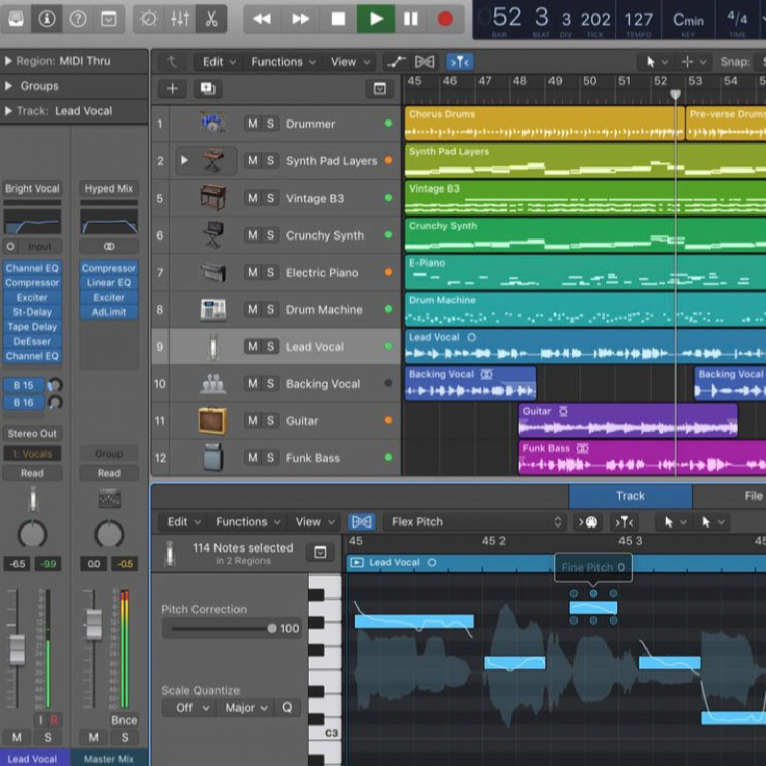 Как сохранить проект в logic pro x в формате mp3