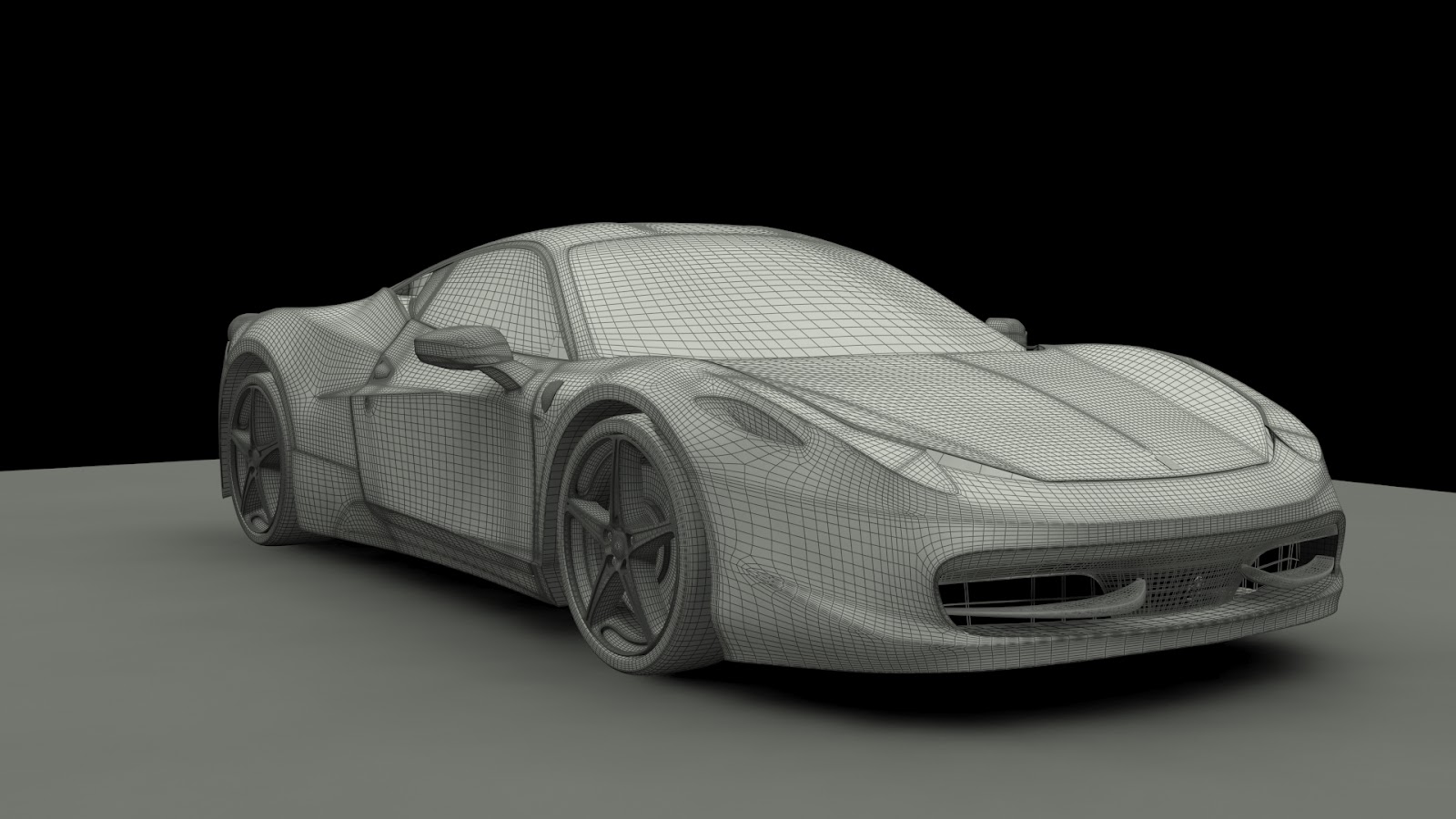 Создание автомобиля в 3ds max