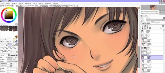 Как вставить картинку в paint tool sai