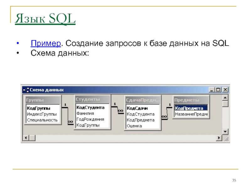 Посмотреть базу данных oracle