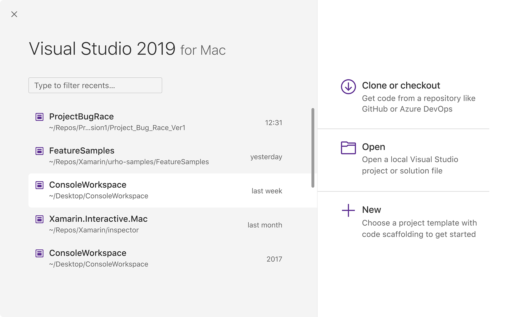 visual studio 2019 for mac c++