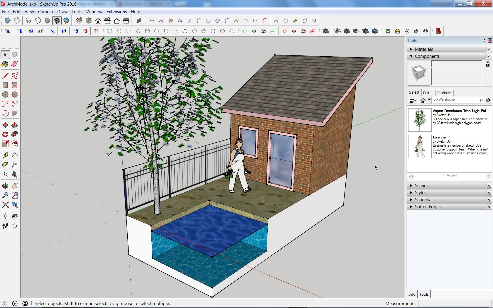 К какой графике относится программа sketchup