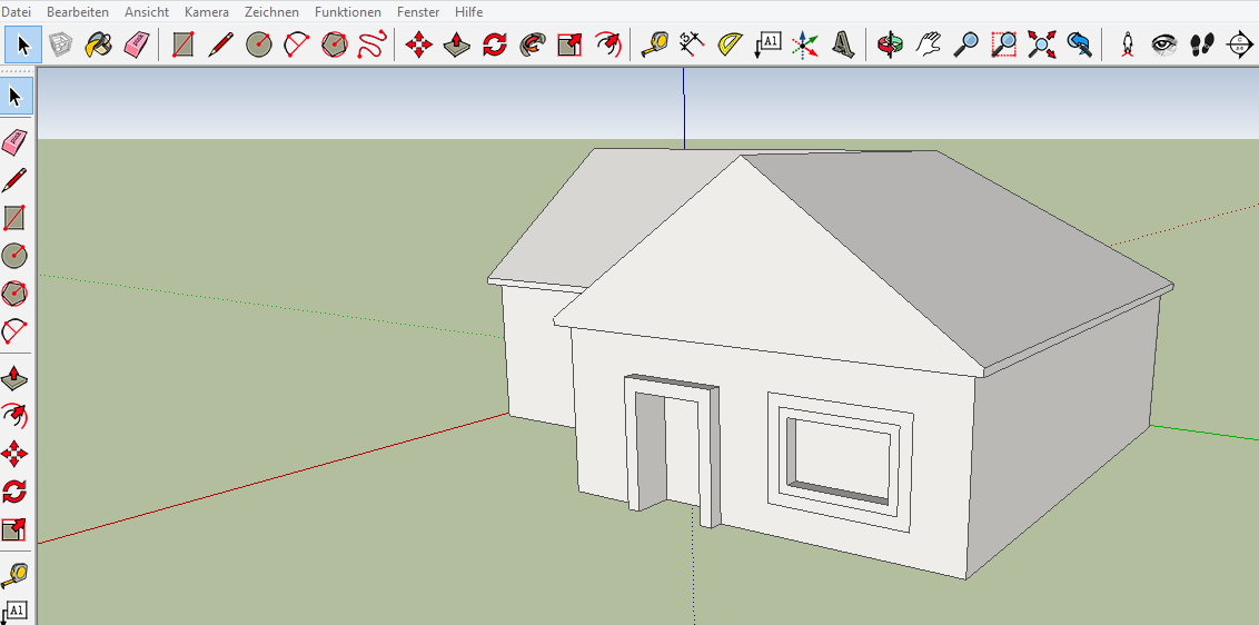 Sketchup как построить угол