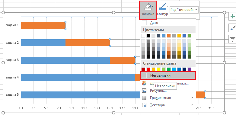 Как выделить дату цветом в excel