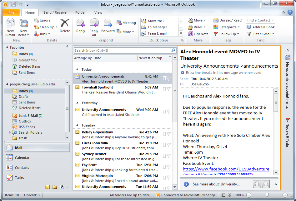 Office mail outlook. Интерфейс аутлук 2010. Outlook почта. Microsoft Outlook 2010. Microsoft Outlook фото.