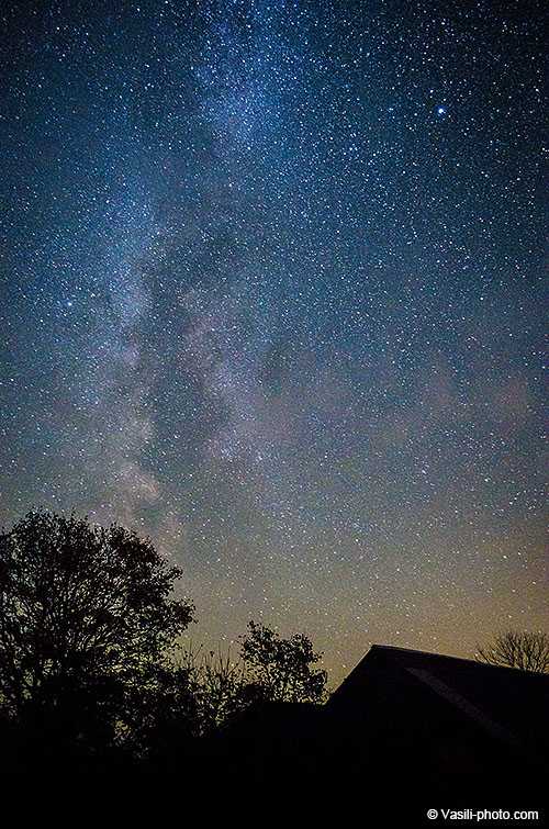 Фото звездного неба с земли