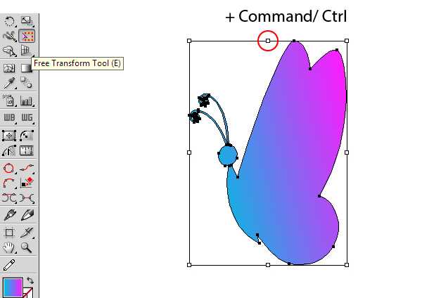 Как трансформировать объект в adobe illustrator