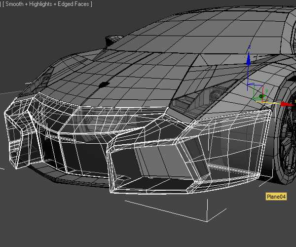 3ds max полигон