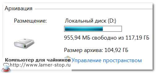 Что такое архивация в windows 7 и зачем она нужна