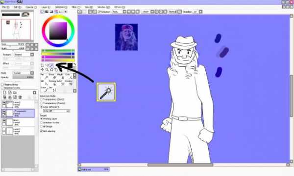 Paint tool sai курсор не совпадает с кистью