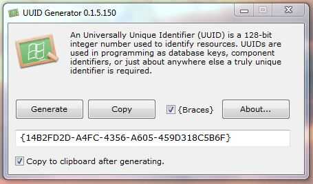 Uuid example. UUID. UUID — уникальный идентификатор мероприятия.. UUID Generator.