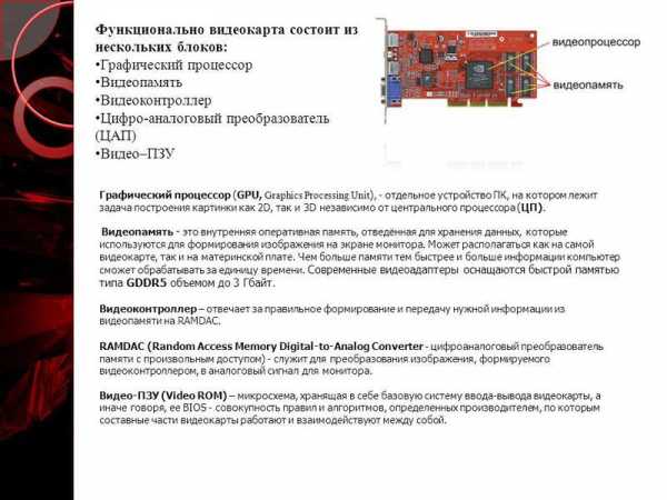 Какое устройство не находятся в системном блоке видеокарта